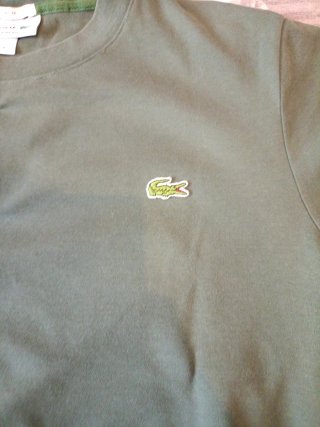 Camiseta Lacoste Verde Talla Xs