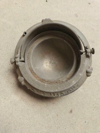 Joyero antiguo de metal plateado
