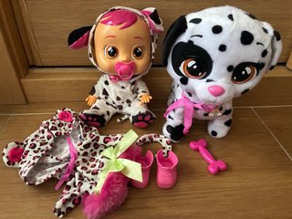 Bebé Llorón Dotty y Mascota Dálmata
