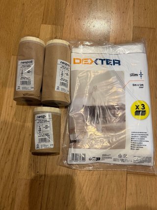 Pack 3 Plásticos Protección Dexter + Papel Nespoli