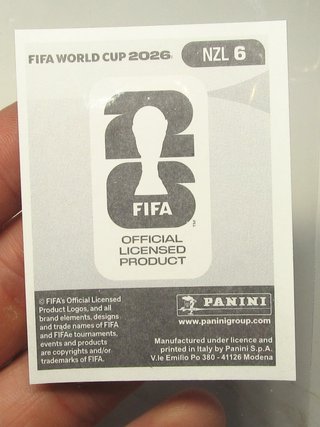 Cromo Tim Payne NZL Mundial 2026 FIFA