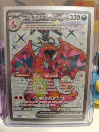 Carta Pokémon Charizard EX OBF 215 español
