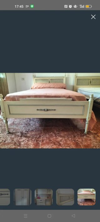 Estructura Cama Vintage 105cm