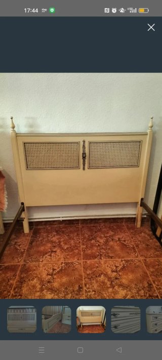 Estructura Cama Vintage 105cm