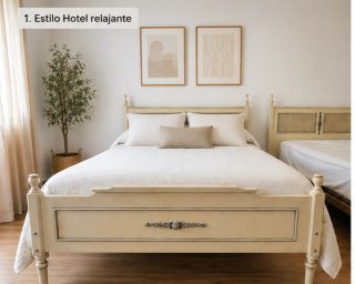 Estructura Cama Vintage 105cm