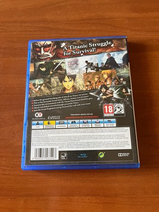 AOT PS4 Attack on Titan Wings of Freedom