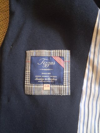 Americana adolescente azul