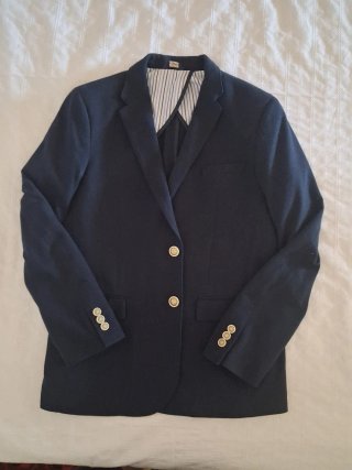 Americana adolescente azul