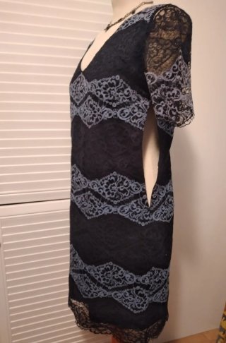 Vestido encaje Azul talla M