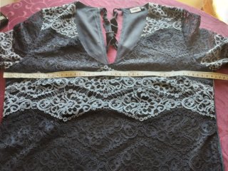 Vestido encaje Azul talla M