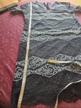 Vestido encaje Azul talla M