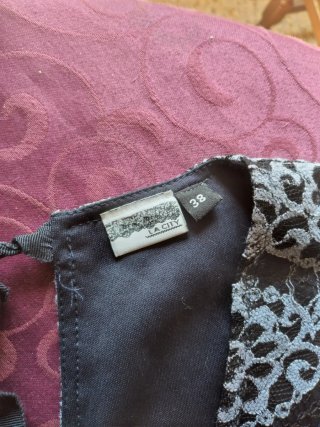 Vestido encaje Azul talla M