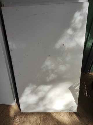 Estantería metálica blanca 2m