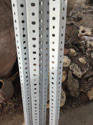 Estantería metálica blanca 2m