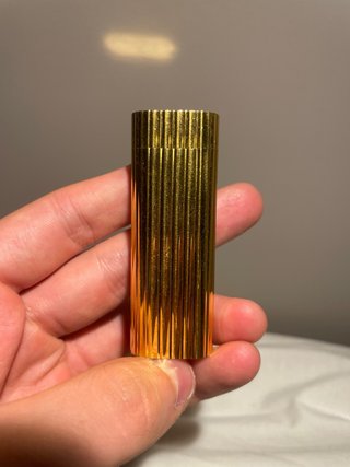 Mechero Cartier Bañado en Oro