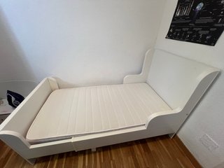 Cama extensible BUSUNGE IKEA blanca