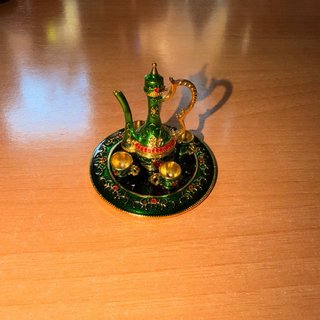 Figura Árabe Metálica Decorativa
