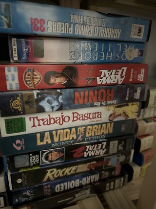 Lote 38 películas VHS y Beta Películas Varias