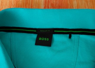 Polo Boss Verde Menta Talla 6XL Algodón