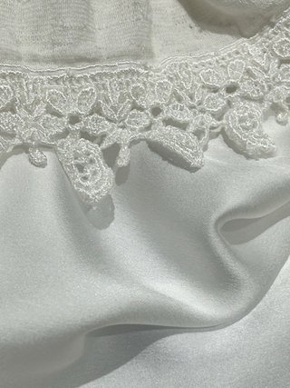 Vestido blanco estilo ibicenco