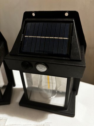 Set 2 Lámparas Solares Exterior