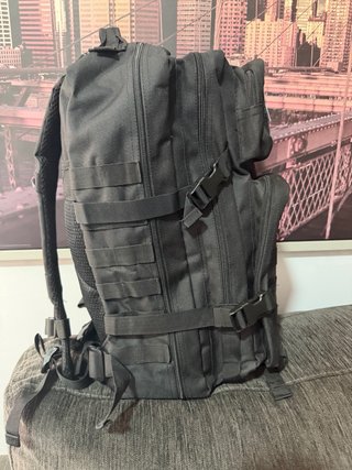 Mochila Táctica Militar Negra 50L nueva