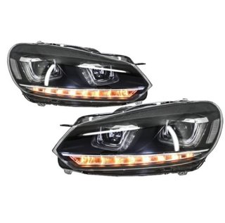 Faros delanteros Volkswagen Golf VI 6 Led Black ed