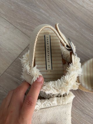 Sandalias Zara Beige Talla 37