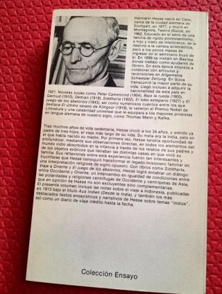 ⚡️A estrenar: 1ª ed. Desde la India, Hermann Hesse