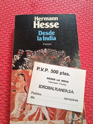 ⚡️A estrenar: 1ª ed. Desde la India, Hermann Hesse