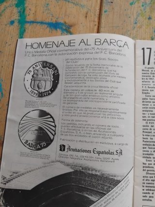 Boletín informativo F.C.Barcelona 1974