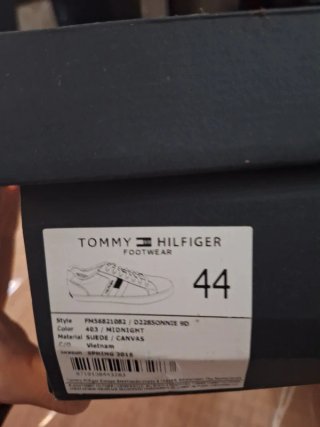 Scarpe Tommy Hilfiger basse blu taglia 44