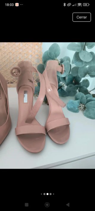 Lote de tacones grises y rosas