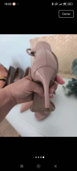 Lote de tacones grises y rosas