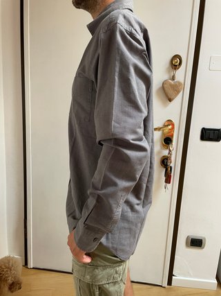 Camicia Burberry Uomo Grigia