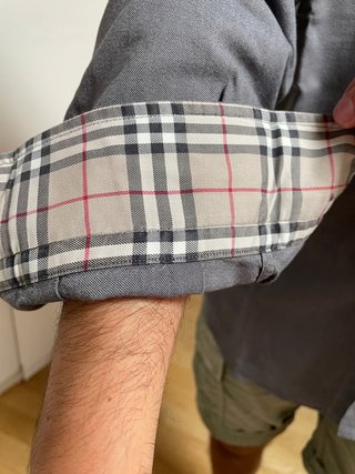 Camicia Burberry Uomo Grigia