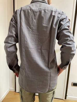 Camicia Burberry Uomo Grigia