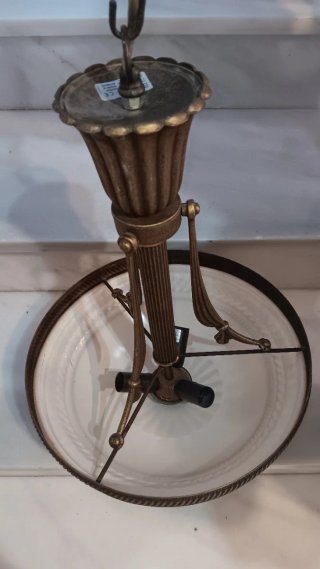 Plafón de techo metal y cristal
