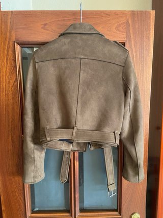 Chaqueta Biker Zara Marrón