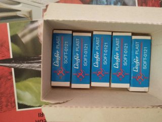 Set 5 Gomme Läufer Plast SOFT-0121