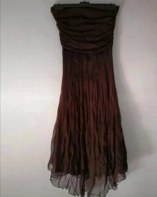 Vestido marrón