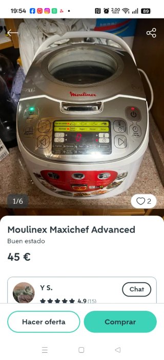 Robot de Cocina Moulinex