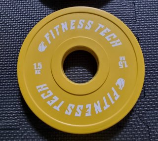 Discos de Pesas Fitness Tech 1.5kg 2 unidades