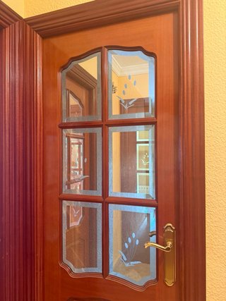 Puerta Madera Cristalera Interior