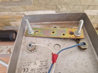 Lámpara de techo moderna cristal y metal