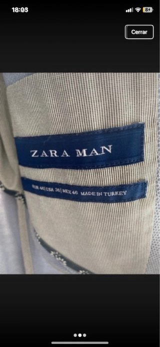 Chaqueta americana blazer azul bebé sin estrenar