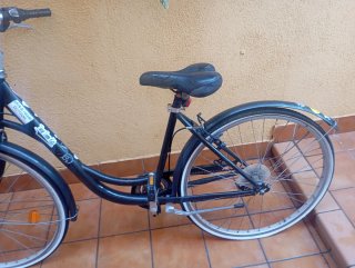 Bicicleta Holandesa Negra con Cesta