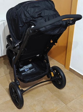 Silla de Paseo Chicco Activ3 Ebony con Protector