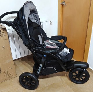 Silla de Paseo Chicco Activ3 Ebony con Protector