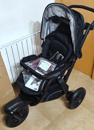 Silla de Paseo Chicco Activ3 Ebony con Protector